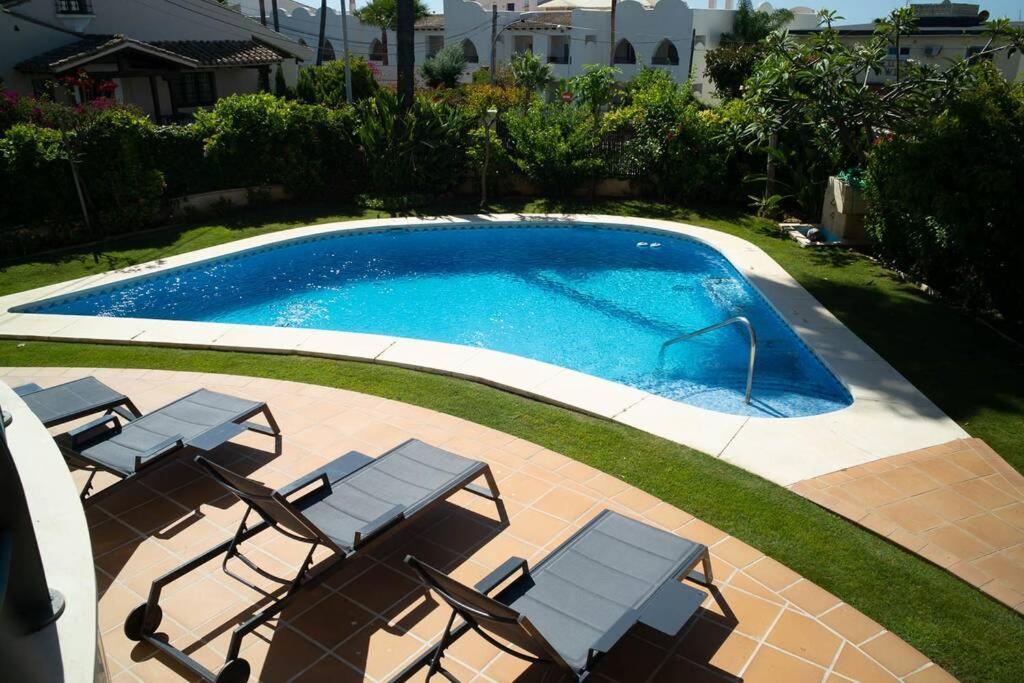 Beachside Villa In Puerto Marina, Benalmadena Bagian luar foto